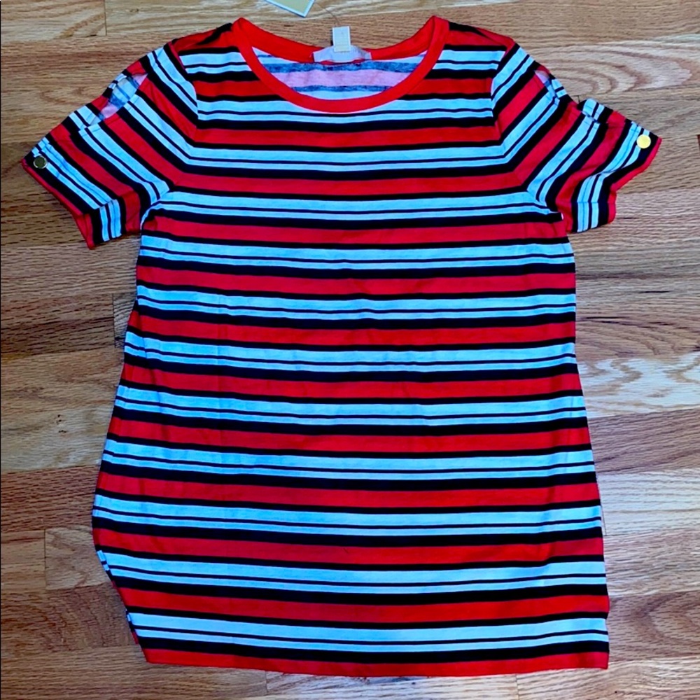 Michael Kors striped tee shirt